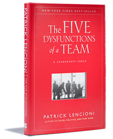 The Five Dysfunctions of a Team by Patrick Lencioni